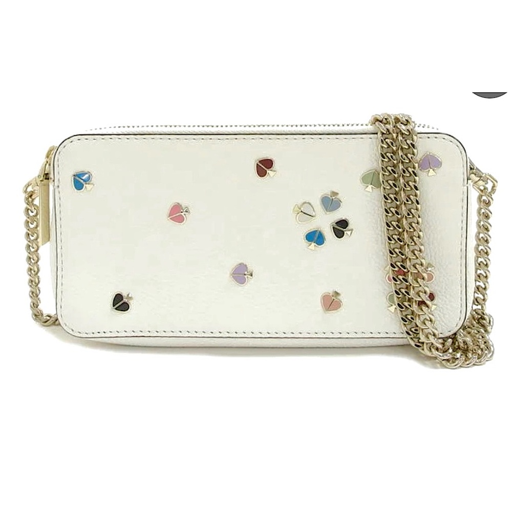 Kate Spade Margaux Enamel Spade Slim Continental Wallet Crossbody